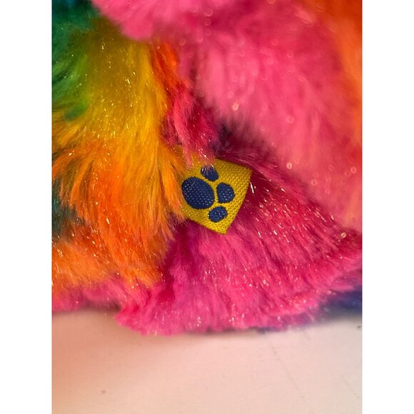 Build A Bear 16” Teddy Tie Dye Rainbow Plush Stuffed Animal Toy Great Condition - Picture 6 of 10